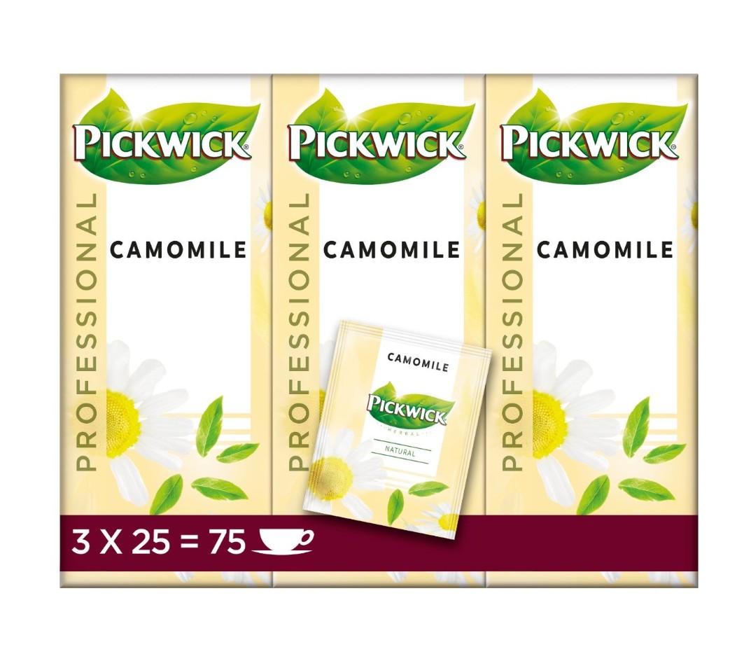 Pickwick Theezakjes Kamille 3x25st